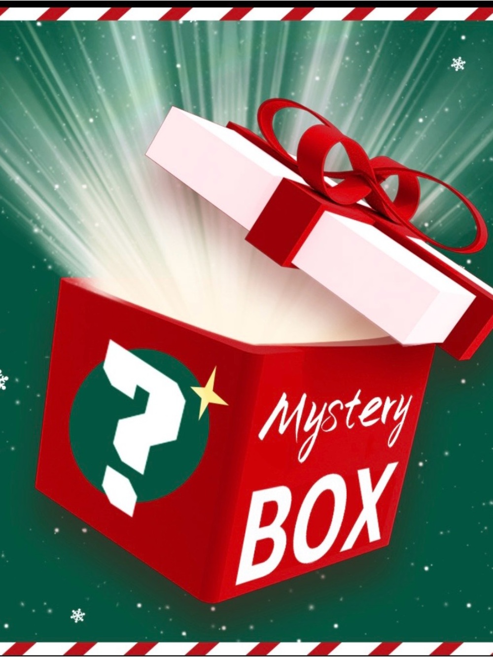 Holiday Mystery Box Retail Overstock Bundle Christmas Home Tree Decor Wrap +More